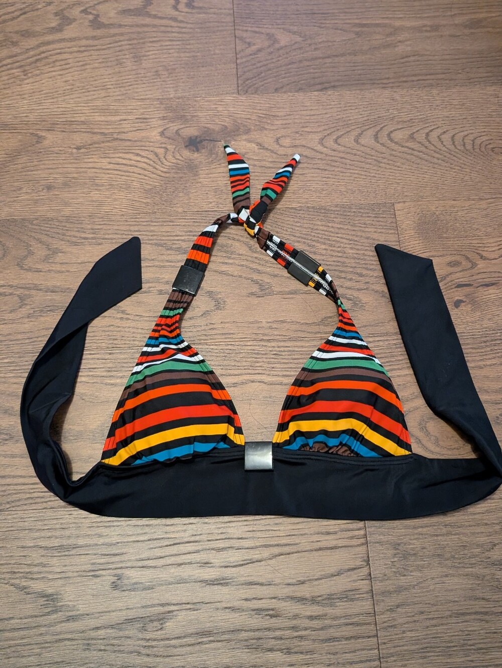 Striped Bikini Top